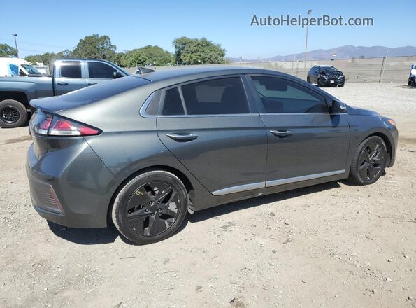 KMHC05LC0MU254740 2021 HYUNDAI IONIQ Gray Trasero derecho