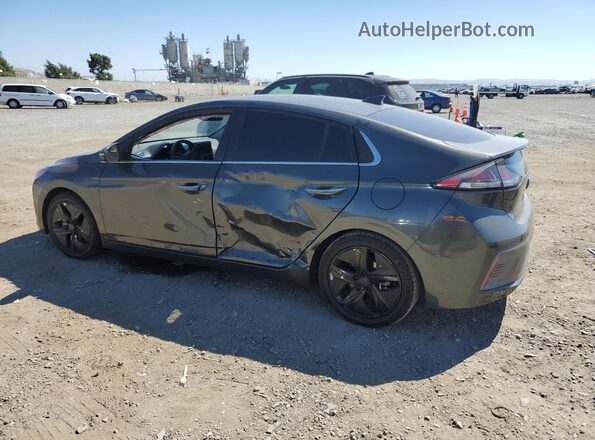 KMHC05LC0MU254740 2021 HYUNDAI IONIQ Gray Trasero izquierdo