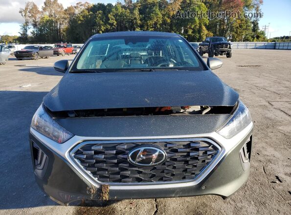 KMHC05LC0NU266436 2022 HYUNDAI IONIQ Gray Front view