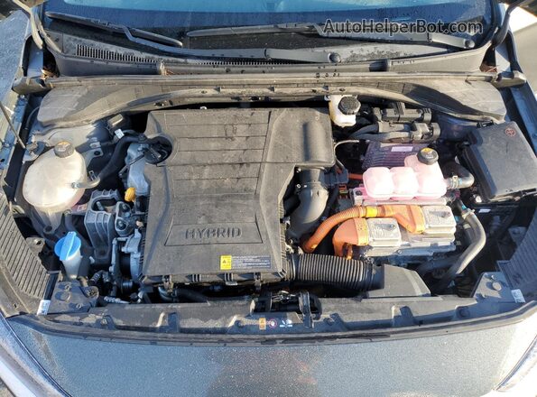KMHC05LC0NU266436 2022 HYUNDAI IONIQ Gray Rear interior view