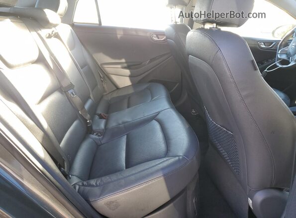 KMHC05LC0NU266436 2022 HYUNDAI IONIQ Gray Rear seats view