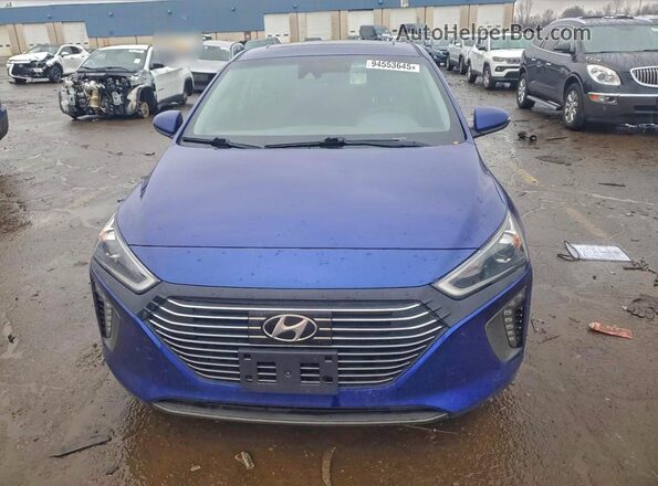 KMHC05LC8KU138540 2019 HYUNDAI IONIQ Blue Vista frontal