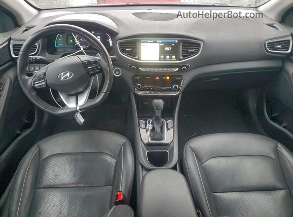 KMHC05LC8KU138540 2019 HYUNDAI IONIQ Blue Vista del salpicadero