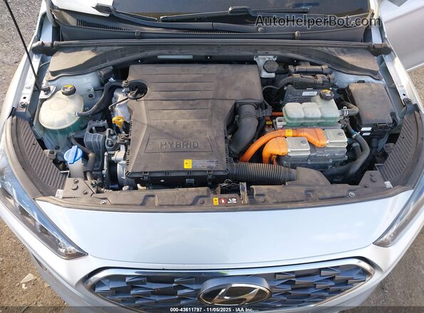 KMHC05LC8LU210418 2020 HYUNDAI IONIQ HYBRID Silver Հետևի տեսք