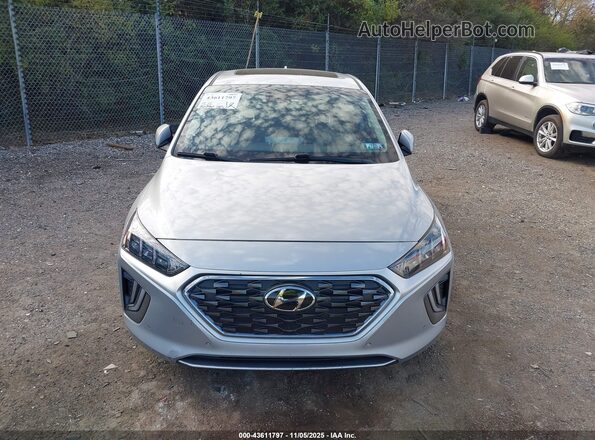 KMHC05LC8LU210418 2020 HYUNDAI IONIQ HYBRID Silver Սարքավորումների վահանակի տեսք
