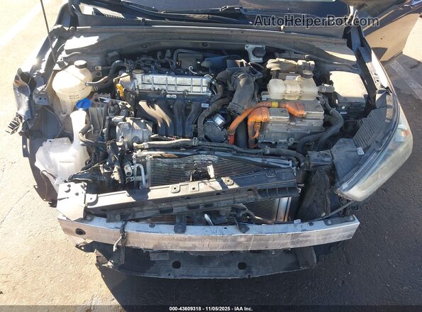 KMHC05LCXJU064259 2018 HYUNDAI IONIQ HYBRID Silver Widok z tyłu