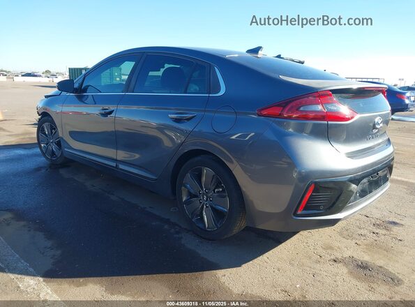 KMHC05LCXJU064259 2018 HYUNDAI IONIQ HYBRID Silver Tył lewy