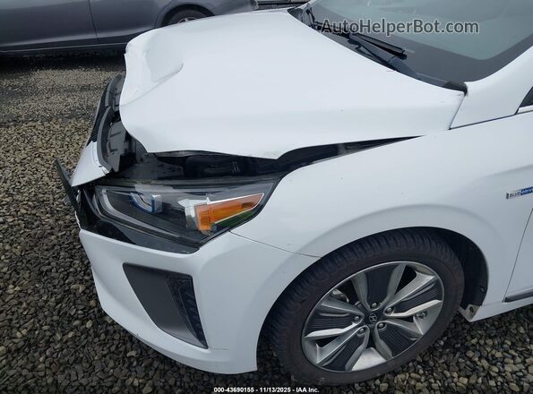 KMHC05LCXKU138457 2019 HYUNDAI IONIQ HYBRID Белый 