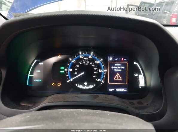 KMHC65LC1KU128365 2019 HYUNDAI IONIQ HYBRID Blue Vista de los asientos traseros