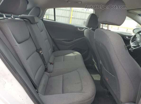 KMHC65LC1LU186185 2020 HYUNDAI IONIQ White უკანა სავარძლების ხედი