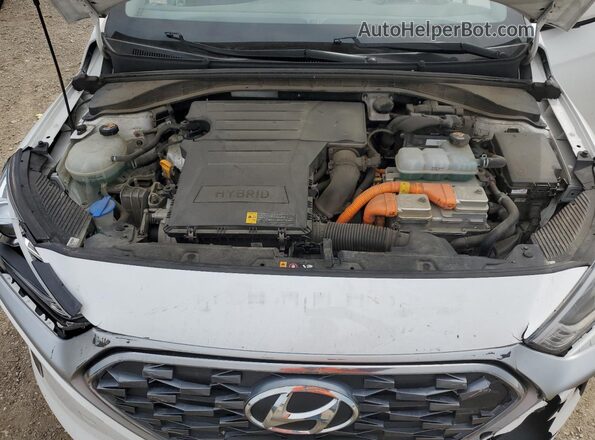 KMHC65LC1LU186185 2020 HYUNDAI IONIQ White უკანა სალონის ხედი