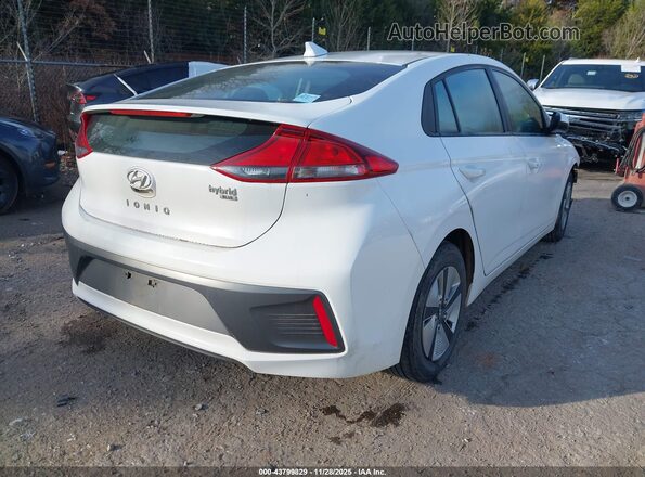 KMHC65LC1MU250307 2021 HYUNDAI IONIQ HYBRID White Tył prawy