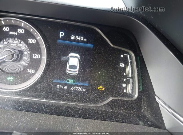 KMHC65LC2NU276884 2022 HYUNDAI IONIQ HYBRID Gray 