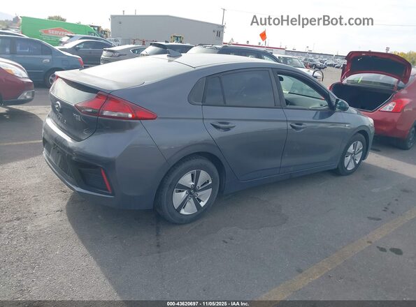 KMHC65LC3HU043522 2017 HYUNDAI IONIQ HYBRID Серый Задняя правая четверть