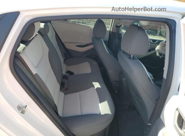 KMHC65LC4LU233466 2020 HYUNDAI IONIQ White Widok tylnych siedzeń