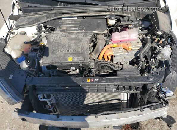 KMHC65LC4MU245795 2021 HYUNDAI IONIQ White Widok wnętrza z tyłu