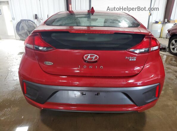 KMHC65LC5MU252853 2021 HYUNDAI IONIQ Red უკანა ხედი
