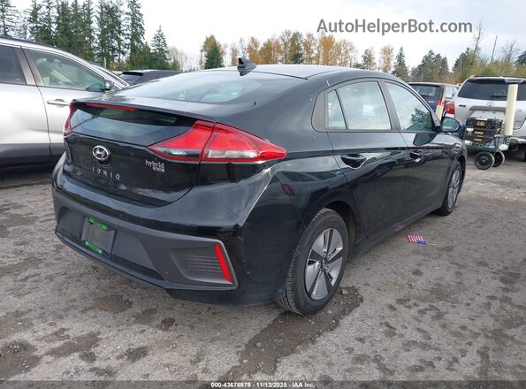 KMHC65LC5NU274286 2022 HYUNDAI IONIQ HYBRID Black Trasero derecho