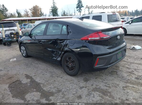 KMHC65LC5NU274286 2022 HYUNDAI IONIQ HYBRID Black Trasero izquierdo