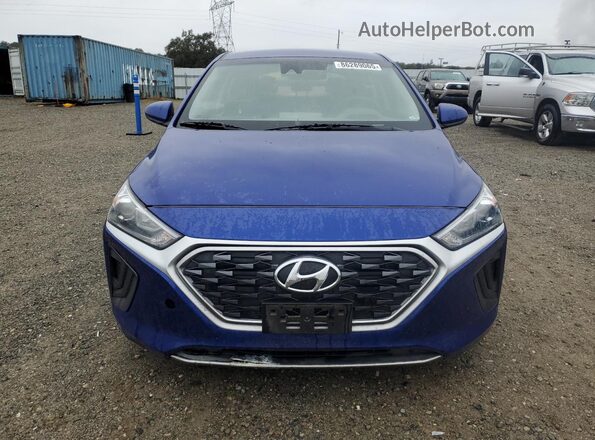 KMHC65LC5NU275342 2022 HYUNDAI IONIQ Blue Vista frontal
