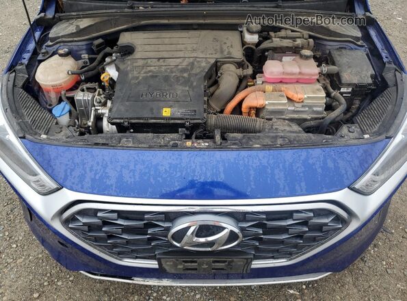 KMHC65LC5NU275342 2022 HYUNDAI IONIQ Blue Vista interior trasera