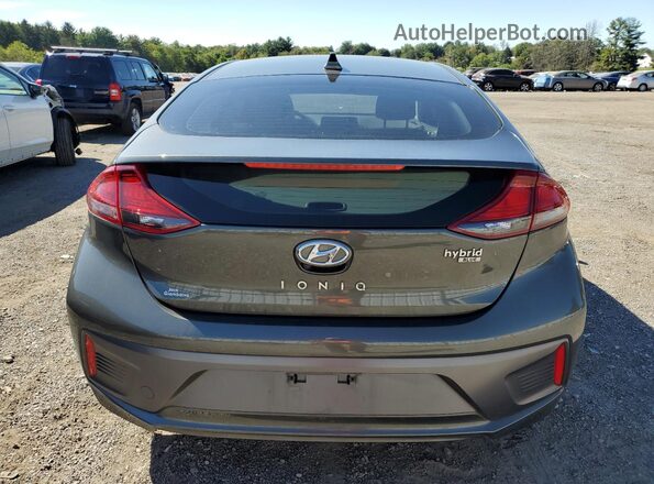 KMHC65LC5NU284946 2022 HYUNDAI IONIQ Charcoal Вид ззаду