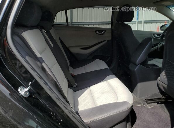 KMHC65LC7JU062645 2018 HYUNDAI IONIQ Black Вид задніх сидінь