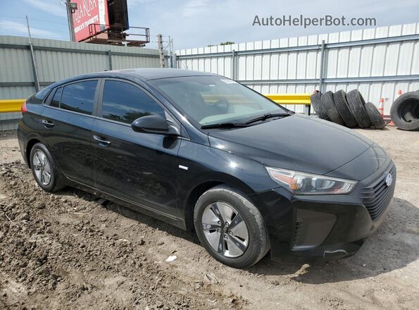 KMHC65LC7JU062645 2018 HYUNDAI IONIQ Black Передня права чверть