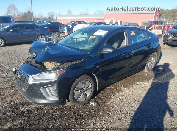 KMHC65LC7LU228469 2020 HYUNDAI IONIQ HYBRID Black წინა მარცხენა ხედი სამი მეოთხედიდან