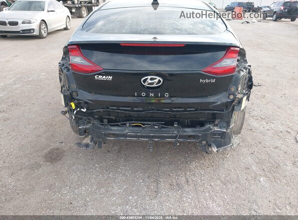 KMHC75LC1JU064839 2018 HYUNDAI IONIQ HYBRID Black Widok z przodu