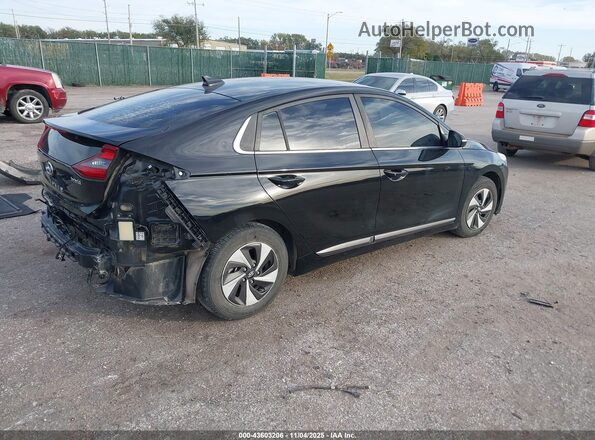 KMHC75LC1JU064839 2018 HYUNDAI IONIQ HYBRID Black Tył prawy