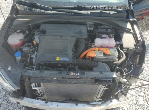 KMHC75LC1LU241571 2020 HYUNDAI IONIQ Black Widok wnętrza z tyłu