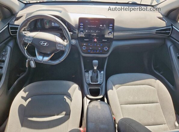 KMHC75LC1MU258162 2021 HYUNDAI IONIQ Silver Առջևի վահանակի տեսք