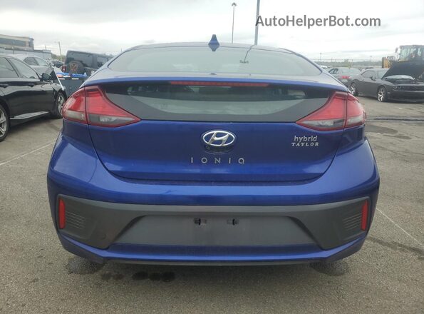KMHC75LC1MU260879 2021 HYUNDAI IONIQ Синий Вид сзади