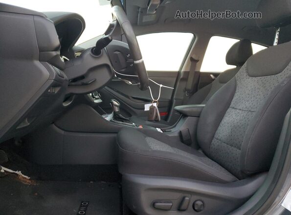 KMHC75LC2JU096859 2018 HYUNDAI IONIQ Gray წინა სალონის ხედი