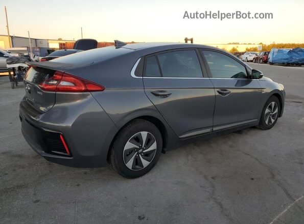 KMHC75LC2JU096859 2018 HYUNDAI IONIQ Gray უკანა მარჯვენა