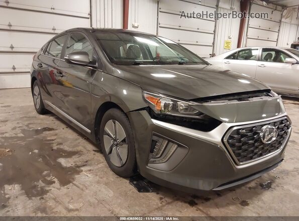 KMHC75LC2NU266871 2022 HYUNDAI IONIQ HYBRID Серый 