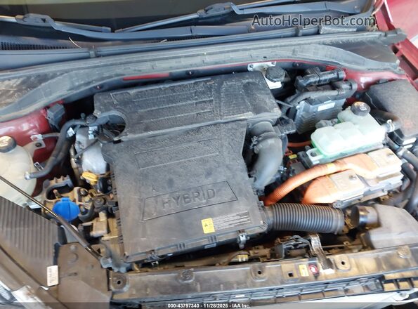 KMHC75LC4LU206989 2020 HYUNDAI IONIQ HYBRID Red Вид ззаду