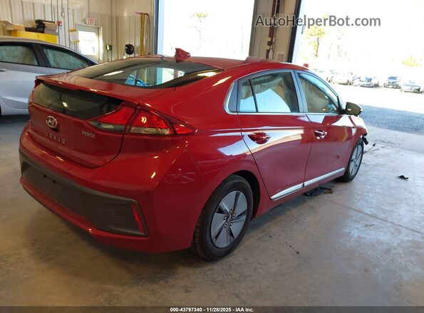 KMHC75LC4LU206989 2020 HYUNDAI IONIQ HYBRID Red Задня права чверть