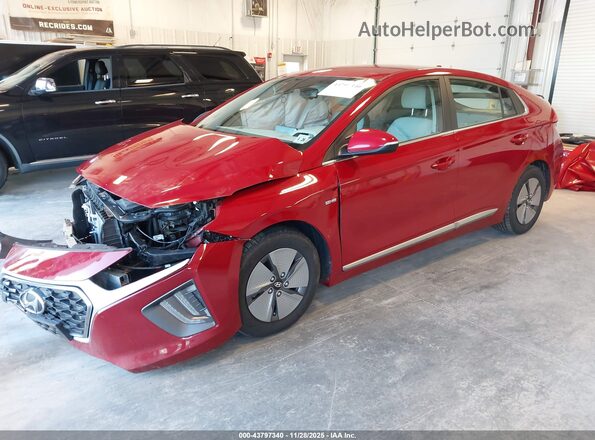 KMHC75LC4LU206989 2020 HYUNDAI IONIQ HYBRID Red Передня ліва чверть