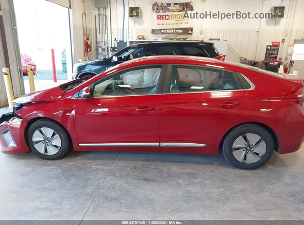 KMHC75LC4LU206989 2020 HYUNDAI IONIQ HYBRID Red Панорамний вид салону 360°