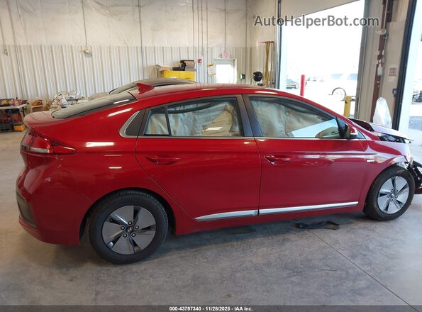 KMHC75LC4LU206989 2020 HYUNDAI IONIQ HYBRID Red Вид задньої частини салону