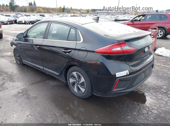 KMHC75LC6HU028722 2017 HYUNDAI IONIQ HYBRID Black Tył lewy