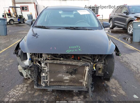 KMHC75LC6HU028722 2017 HYUNDAI IONIQ HYBRID Black Widok z przodu