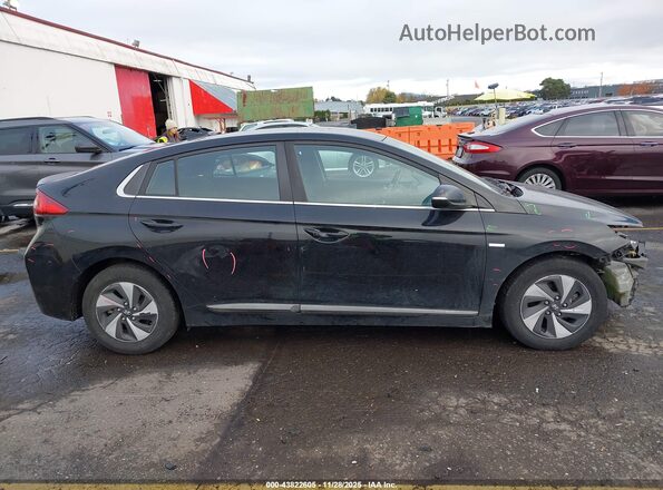 KMHC75LC6HU028722 2017 HYUNDAI IONIQ HYBRID Black Widok wnętrza 360 stopni