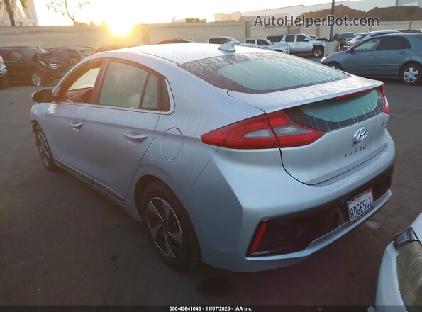 KMHC75LC6JU066358 2018 HYUNDAI IONIQ HYBRID Silver Tył lewy