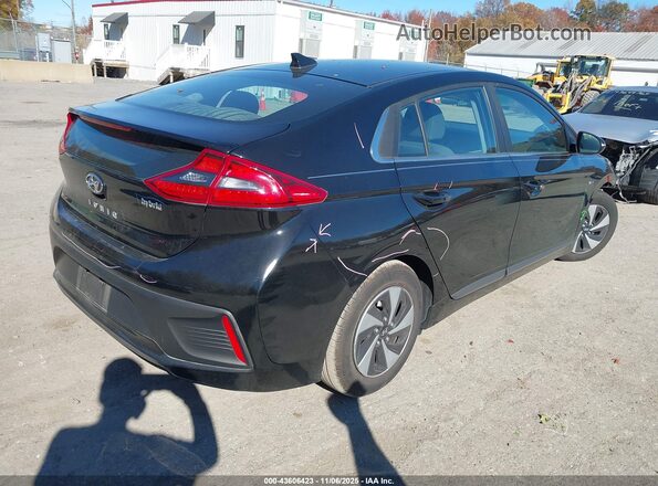 KMHC75LC6JU090501 2018 HYUNDAI IONIQ HYBRID Black უკანა მარჯვენა
