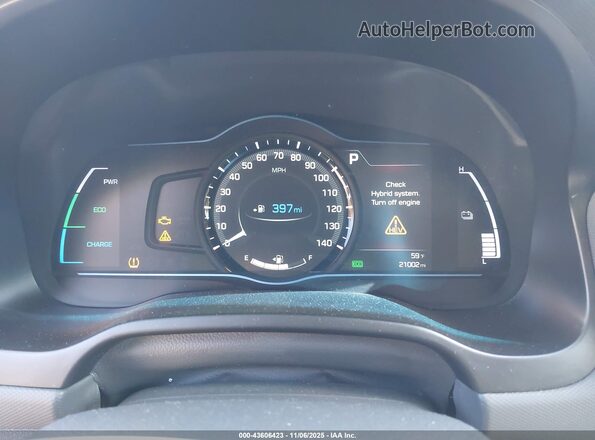 KMHC75LC6JU090501 2018 HYUNDAI IONIQ HYBRID Black უკანა სავარძლების ხედი