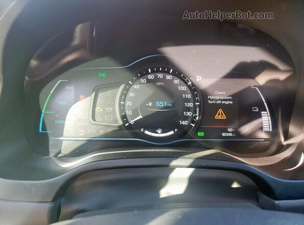 KMHC75LC7JU103708 2018 HYUNDAI IONIQ Black 