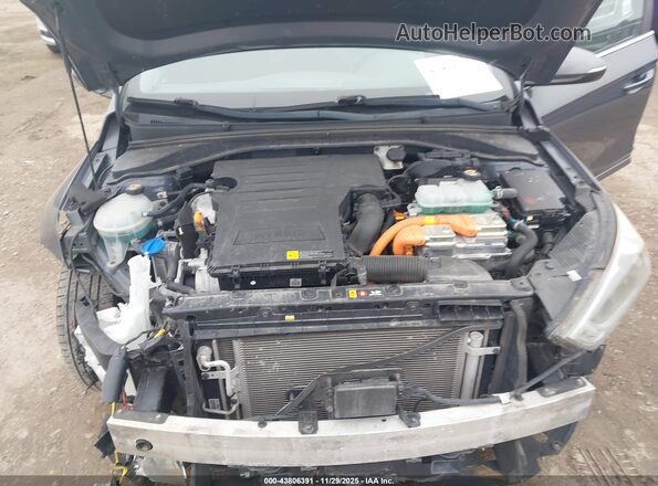 KMHC75LC8JU103944 2018 HYUNDAI IONIQ HYBRID Gray უკანა ხედი